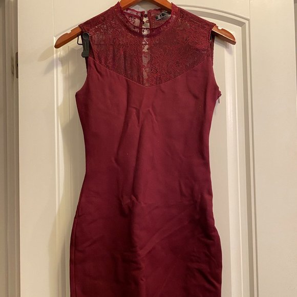 Fitted Lace Dress - Picture 1 of 4